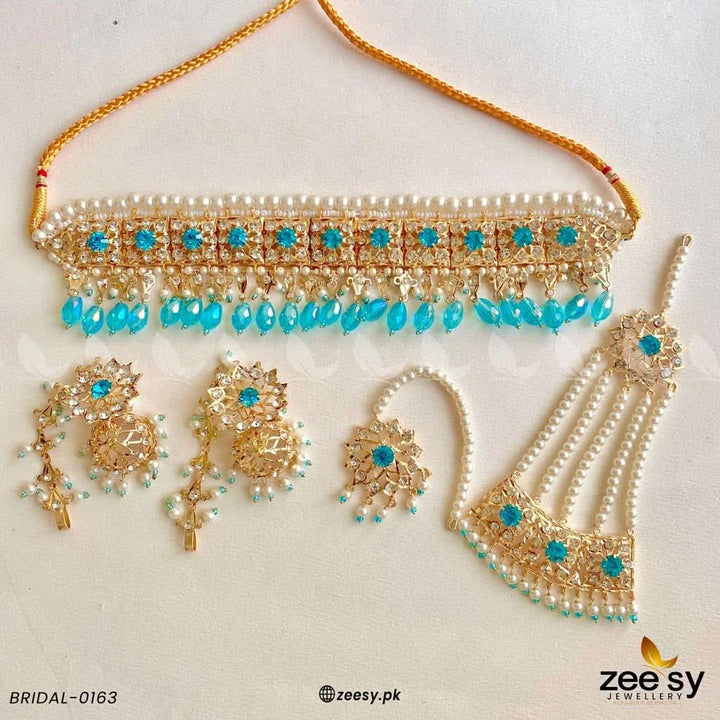 Bridal-0163 Bridal Set - Zeesy Jewellery Pakistan | Premium Artificial & Imitation Jewellery