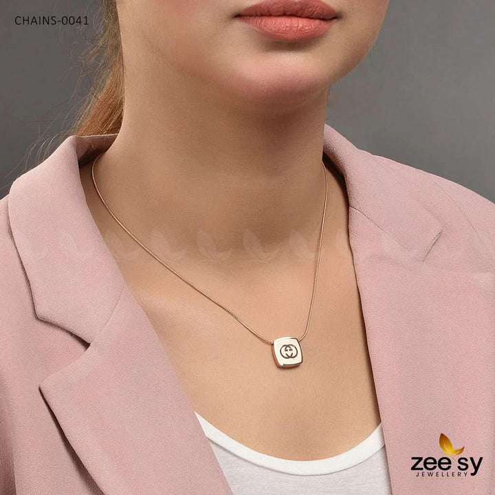 Chains-0041 Golden chains - Zeesy Jewellery Pakistan | Premium Artificial & Imitation Jewellery