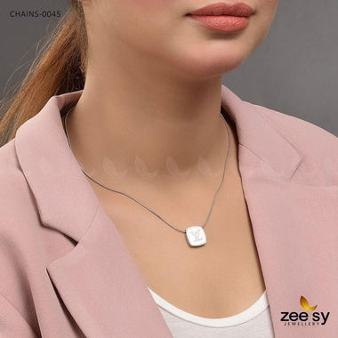 Chains-0045 Silver chains - Zeesy Jewellery Pakistan | Premium Artificial & Imitation Jewellery