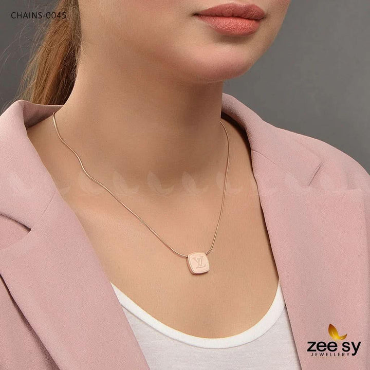 Chains-0045 Golden chains - Zeesy Jewellery Pakistan | Premium Artificial & Imitation Jewellery