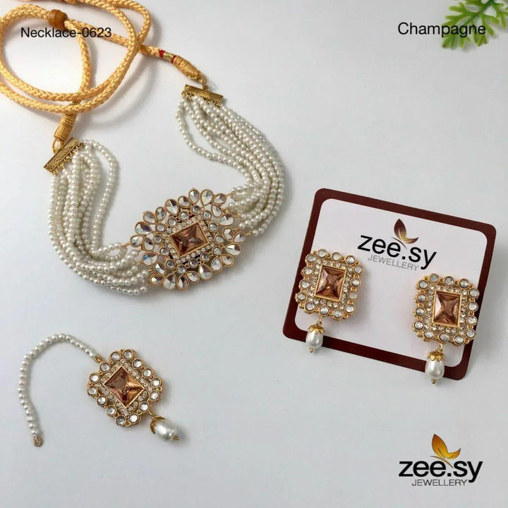NECKLACE-0623 choker - Zeesy Jewellery Pakistan | Premium Artificial & Imitation Jewellery