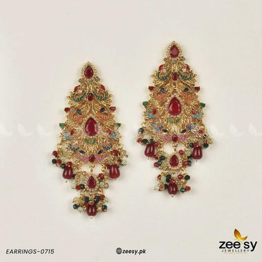 EARRINGS-0715 Multi Earrings - Zeesy Jewellery Pakistan | Premium Artificial & Imitation Jewellery