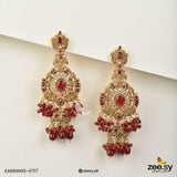 EARRINGS-0717 Red Earrings - Zeesy Jewellery Pakistan | Premium Artificial & Imitation Jewellery