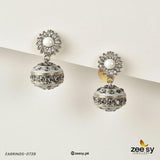 EARRINGS-0739 White Earrings - Zeesy Jewellery Pakistan | Premium Artificial & Imitation Jewellery