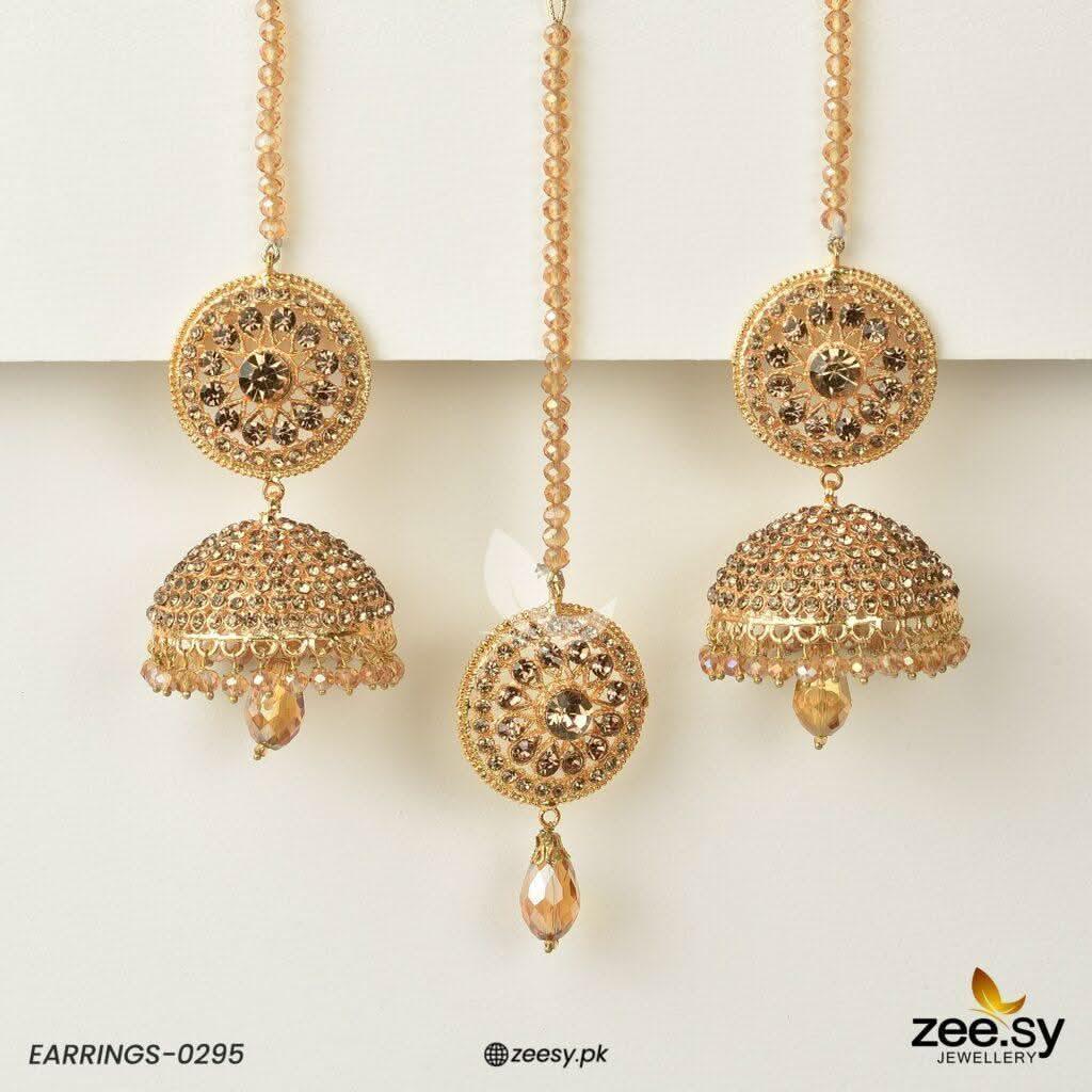 Earrings-0295 Earrings - Zeesy Jewellery Pakistan | Premium Artificial & Imitation Jewellery