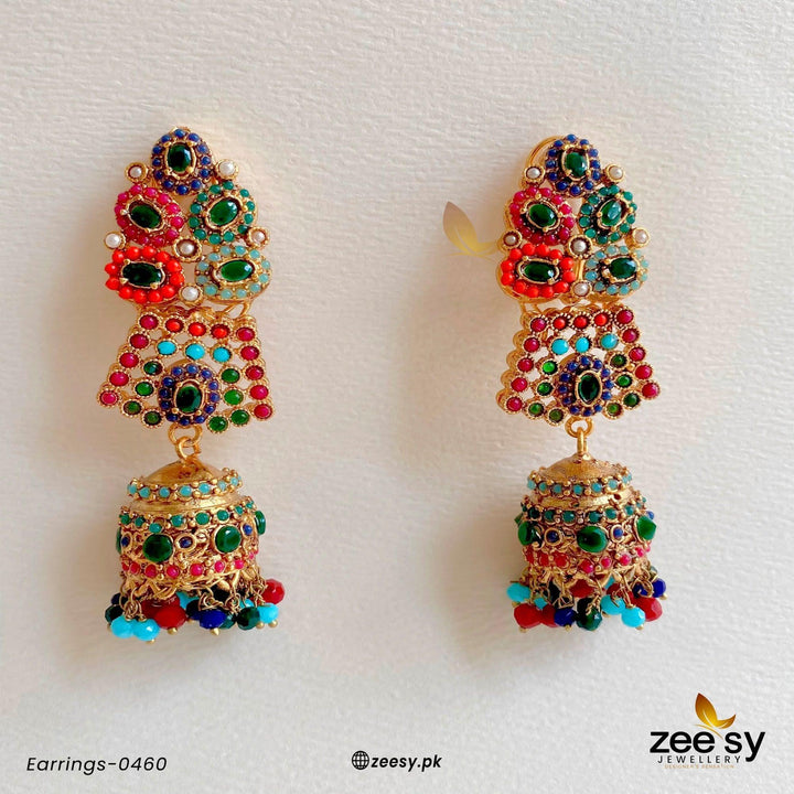 EARRINGS-0460 Earrings - Zeesy Jewellery Pakistan | Premium Artificial & Imitation Jewellery