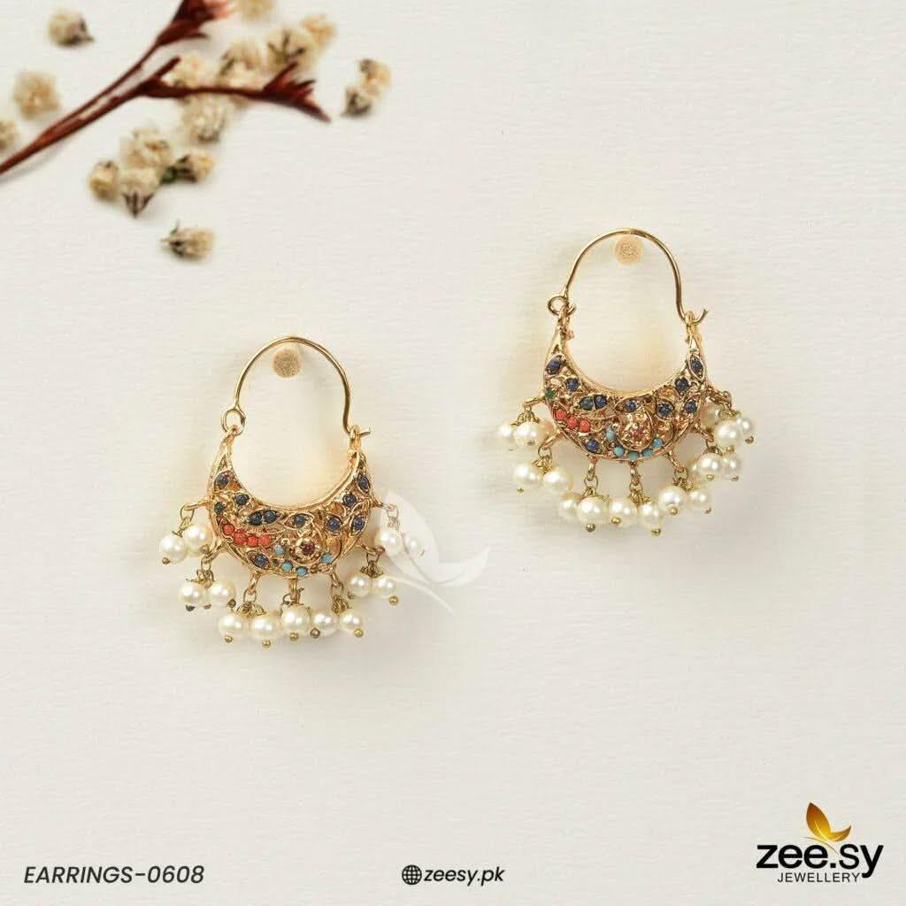 EARRINGS-0608 Earrings - Zeesy Jewellery Pakistan | Premium Artificial & Imitation Jewellery