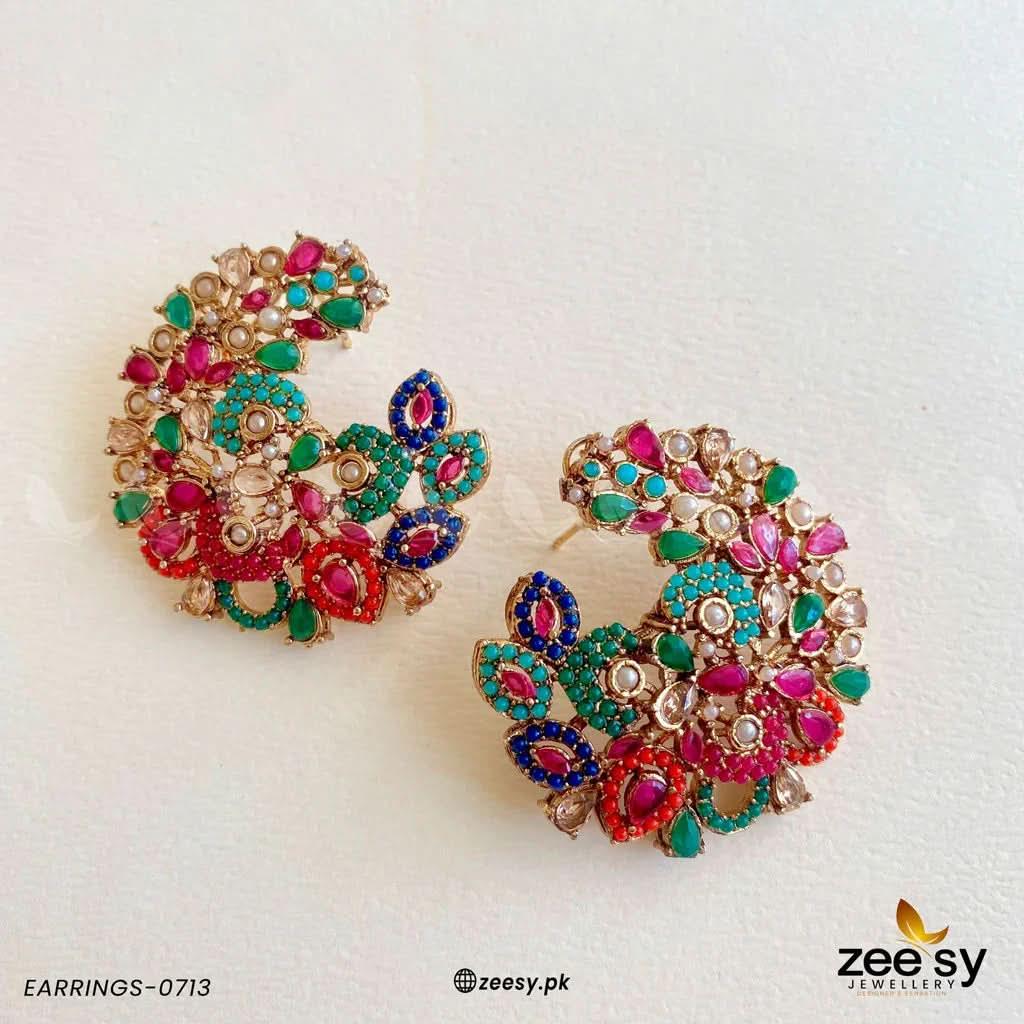 EARRINGS-0713 Earrings - Zeesy Jewellery Pakistan | Premium Artificial & Imitation Jewellery