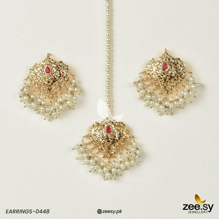 Hyderabadi Earrings-0448 Earrings - Zeesy Jewellery Pakistan | Premium Artificial & Imitation Jewellery