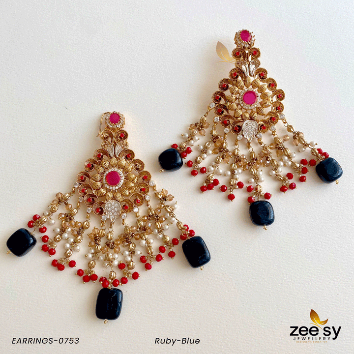 EARRINGS-0753 Earrings - Zeesy Jewellery Pakistan | Premium Artificial & Imitation Jewellery