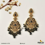 EARRINGS-0722 Black Earrings - Zeesy Jewellery Pakistan | Premium Artificial & Imitation Jewellery