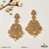 EARRINGS-0722 Champagne Earrings - Zeesy Jewellery Pakistan | Premium Artificial & Imitation Jewellery