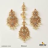Spark Earrings-0740 Champagne Earrings - Zeesy Jewellery Pakistan | Premium Artificial & Imitation Jewellery