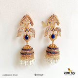 EARRINGS-0746 Blue Earrings - Zeesy Jewellery Pakistan | Premium Artificial & Imitation Jewellery