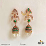 EARRINGS-0746 Green Earrings - Zeesy Jewellery Pakistan | Premium Artificial & Imitation Jewellery