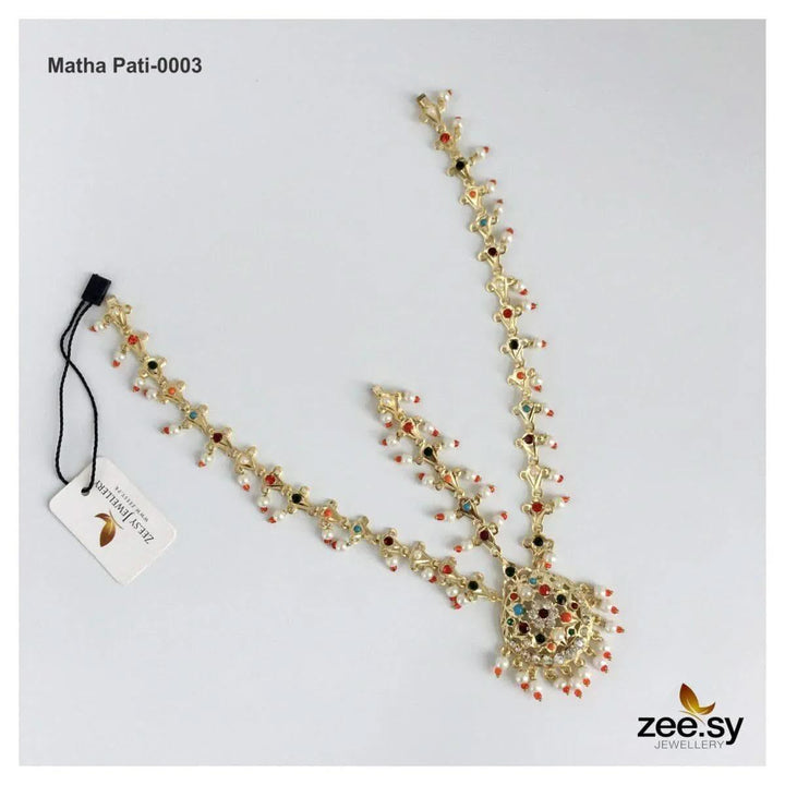 Zara Pearl Matha Patti MATHA PATI - Zeesy Jewellery Pakistan | Premium Artificial & Imitation Jewellery