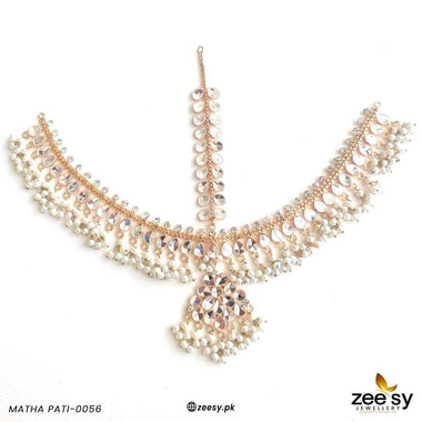 MATHA PATI-0056 Golden MATHA PATI - Zeesy Jewellery Pakistan | Premium Artificial & Imitation Jewellery