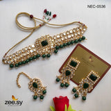 KUNDAN NECKLACE - 0536 - Zeesy.pk