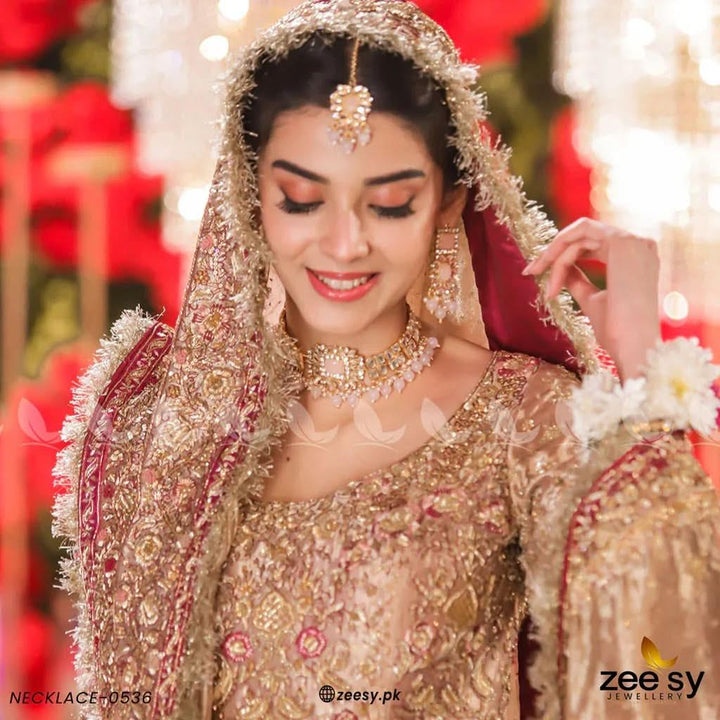 KUNDAN NECKLACE - 0536 Necklace Sets - Zeesy Jewellery Pakistan | Premium Artificial & Imitation Jewellery