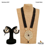 LOTUS NECKLACE-0497 - Zeesy.pk