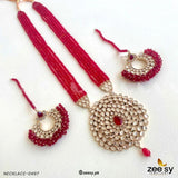 LOTUS NECKLACE-0497 - Zeesy.pk