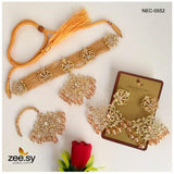 CRYSTAL NECKLACE-0552 - Zeesy.pk