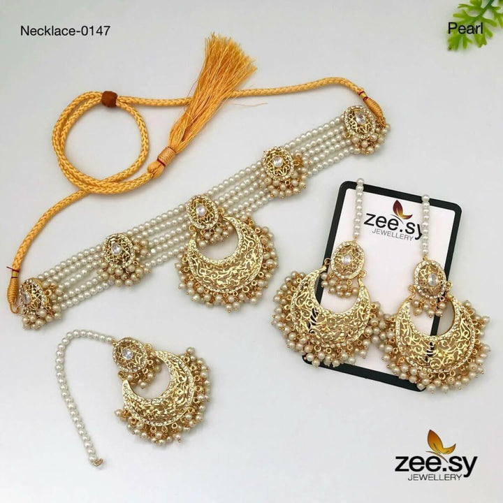 NECKLACE-0147 Pearl Necklace Sets - Zeesy Jewellery Pakistan | Premium Artificial & Imitation Jewellery