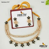 PARTY WEAR NECKLACE-0707 - Zeesy.pk