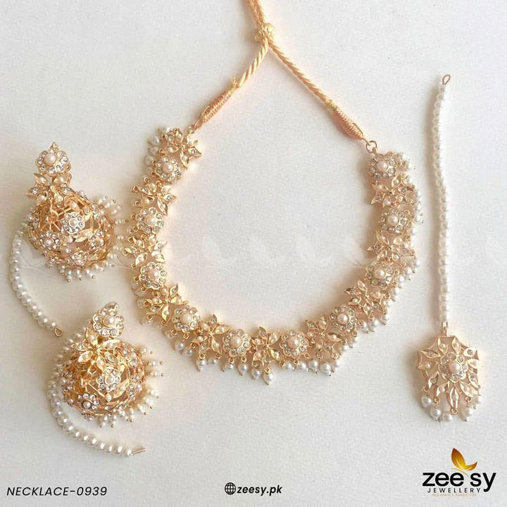 NECKLACE-0939 Pearl Necklace Sets - Zeesy Jewellery Pakistan | Premium Artificial & Imitation Jewellery