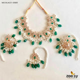 Necklace-0980 Green Necklace Sets - Zeesy Jewellery Pakistan | Premium Artificial & Imitation Jewellery