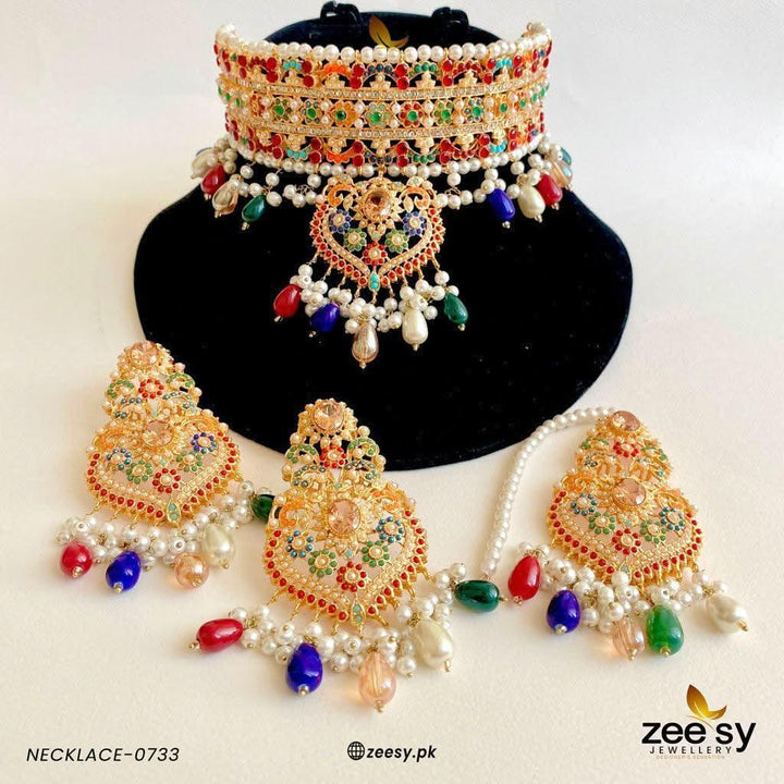 NECKLACE-0733 Multi Necklace Sets - Zeesy Jewellery Pakistan | Premium Artificial & Imitation Jewellery