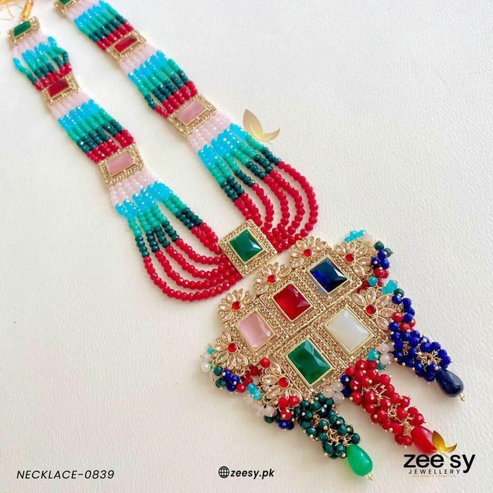 MALLA NECKLACE-0839 Necklace Sets - Zeesy Jewellery Pakistan | Premium Artificial & Imitation Jewellery