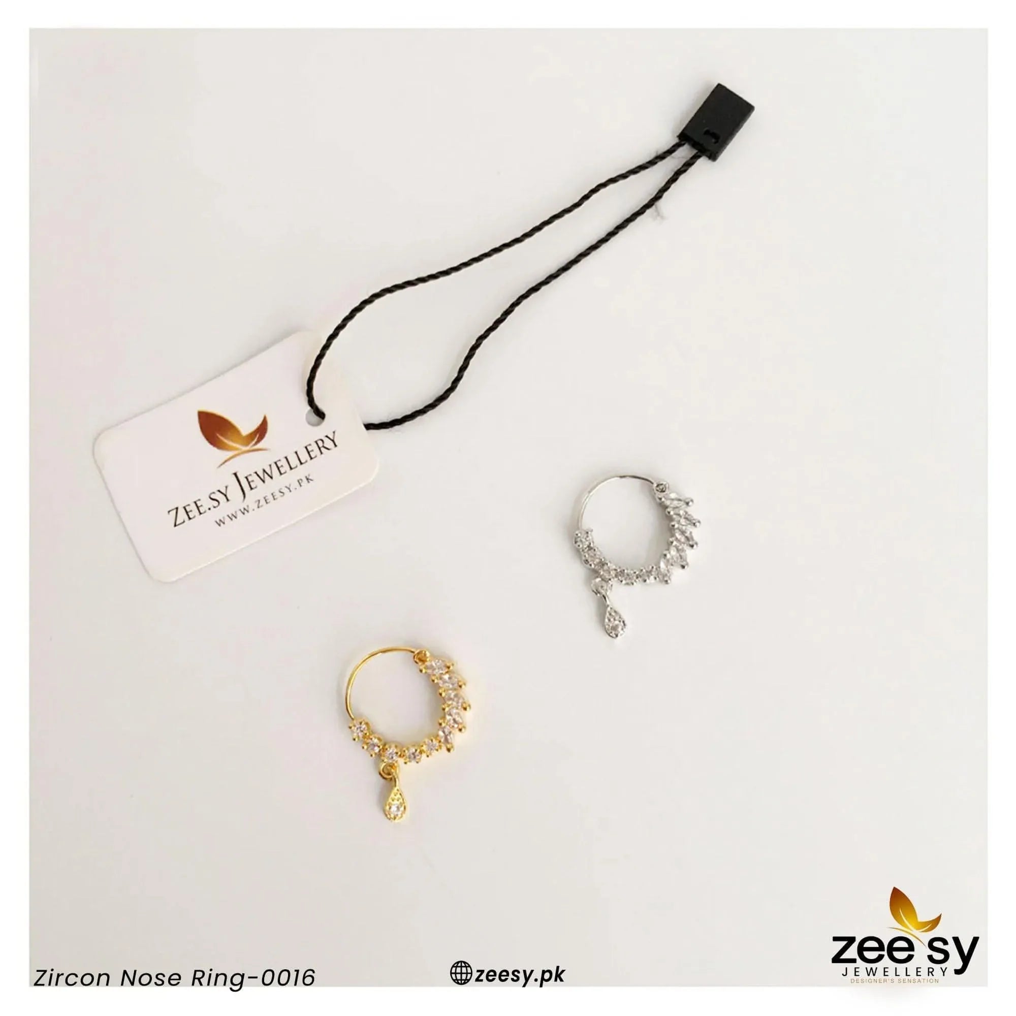 Zircon Nose Ring-0016 - Zeesy.pk