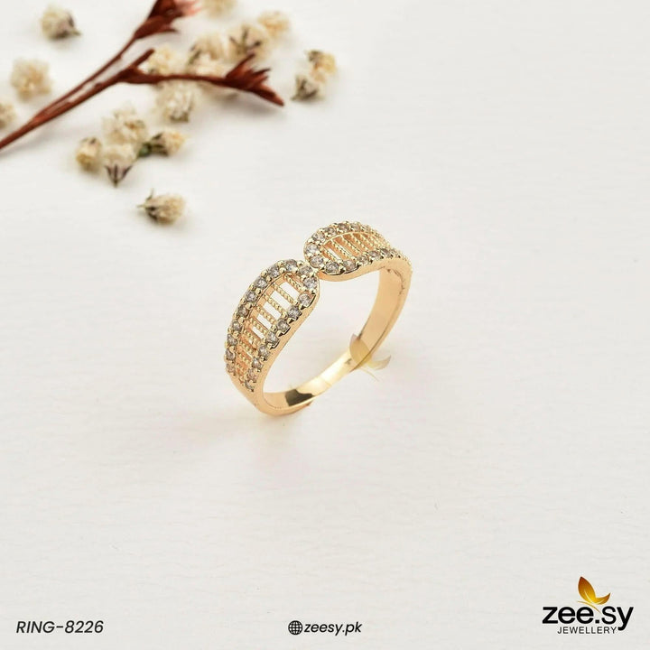 Malabar Bold Zirconia Ring Rings - Zeesy Jewellery Pakistan | Premium Artificial & Imitation Jewellery