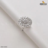 RING-8260 Silver White Rings - Zeesy Jewellery Pakistan | Premium Artificial & Imitation Jewellery